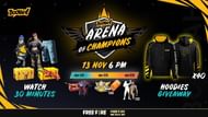BOOYAH! Arena of Champions starts 13 Nov. 6:00 p.m.
